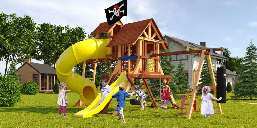 Детская игровая площадка Савушка Lux 14